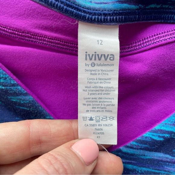Lululemon IVVIVA sports bra Size 12 - Picture 3 of 4